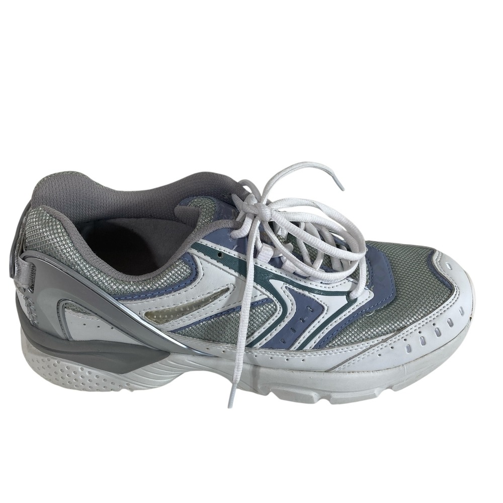 APEX Women's Athletic Walking Shoes US 11 M Gray White Sneakers Comfort